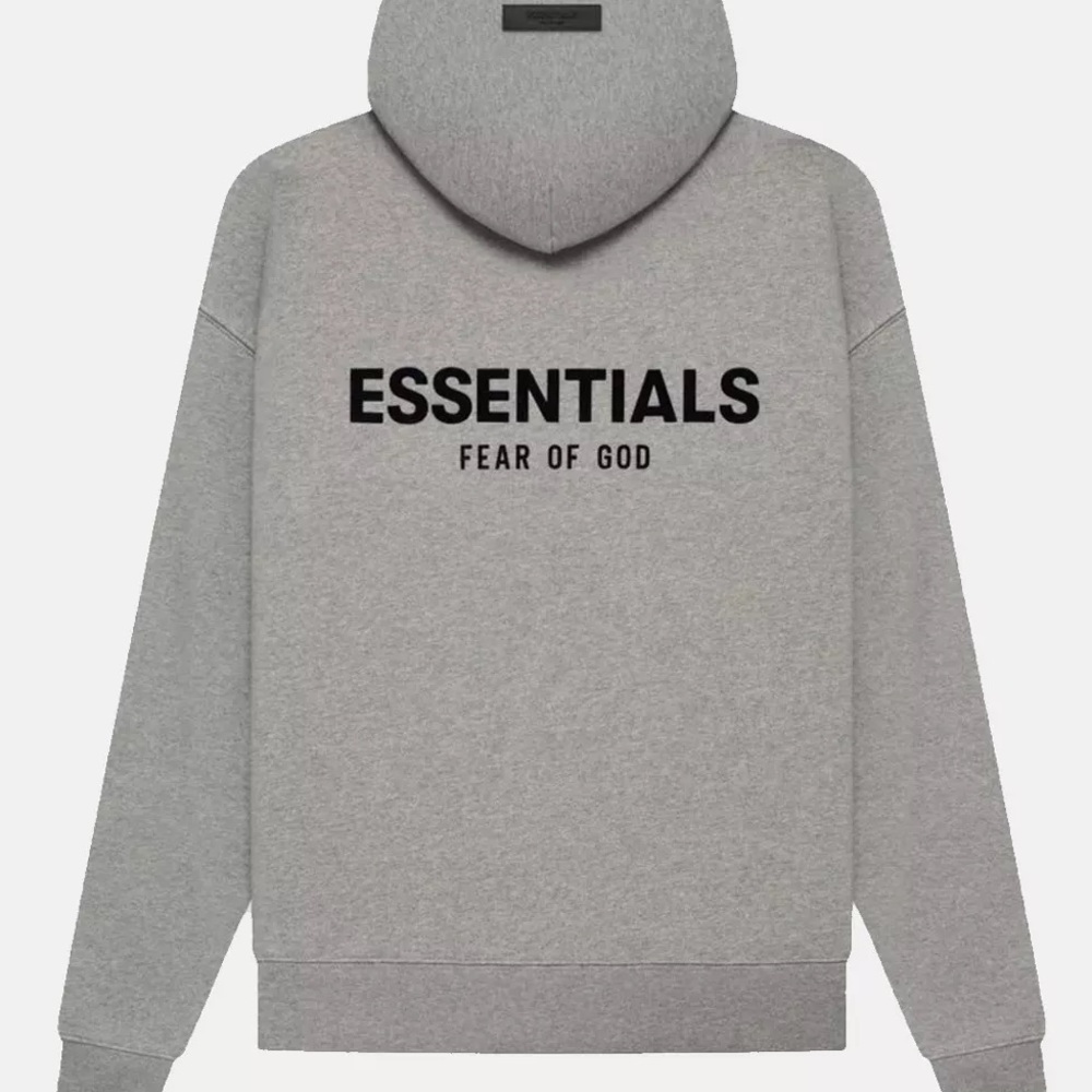 Fear of God Essentials Gray Hoodie